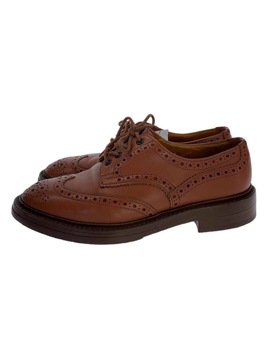 【中古】Tricker’s◆BOURTON/お召しものシューズ/UK8.5/BRW/なめし革/M5633【シューズ】
