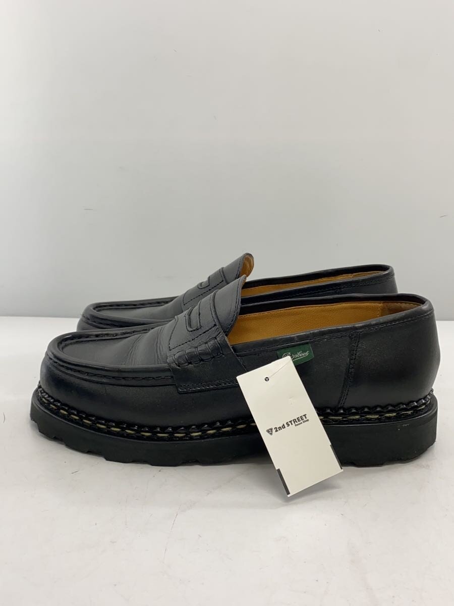 【中古】Paraboot◆置き目毛革/UK6/BLK/牛皮//【シューズ】
