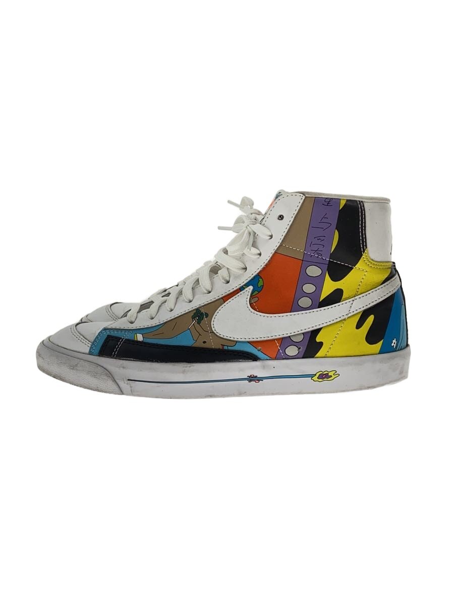 【中古】NIKE◆FLYLEATHER BLAZER 77 QS_飛球なめし革 ブレーザー 77 QS/26.5糎/WHT【シューズ】