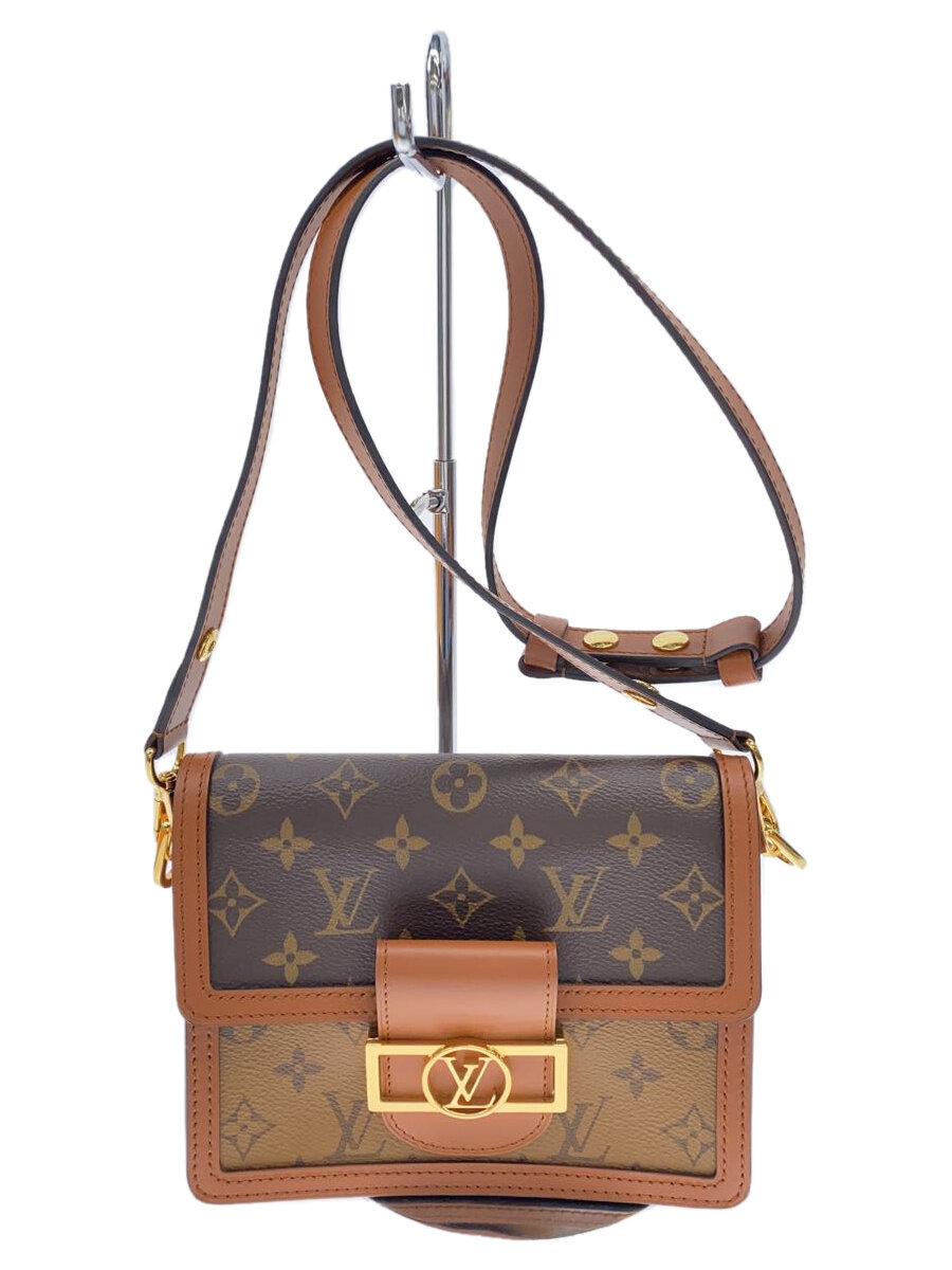 【中古】LOUIS VUITTON◆ドーフィーヌMINI_モノグラム・リバース_BRW/PVC/BRW//【バッグ】｜2ｎｄ STREET 店