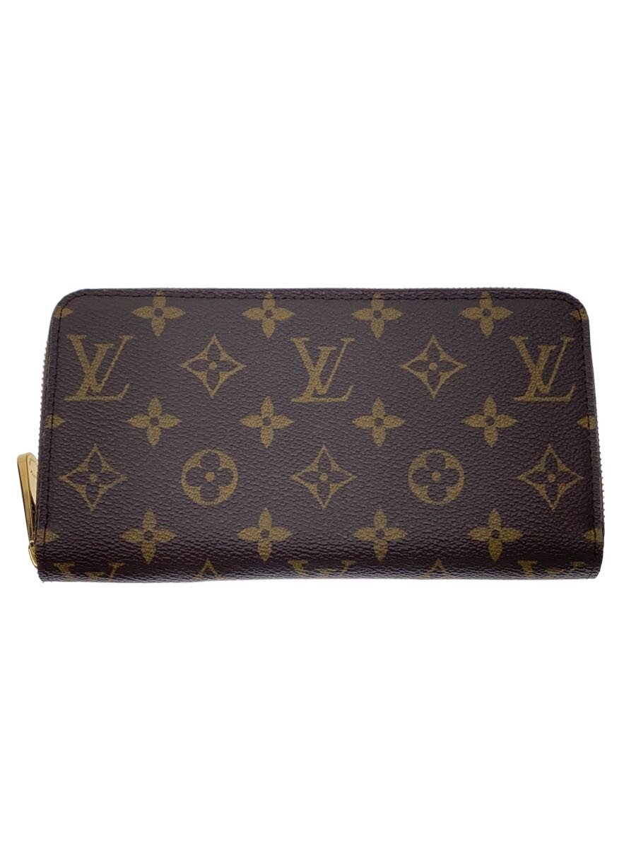 【中古】LOUIS VUITTON◆長札入れ/なめし革/赤銅色/総柄/メンズ/M41894【服飾雑貨他】