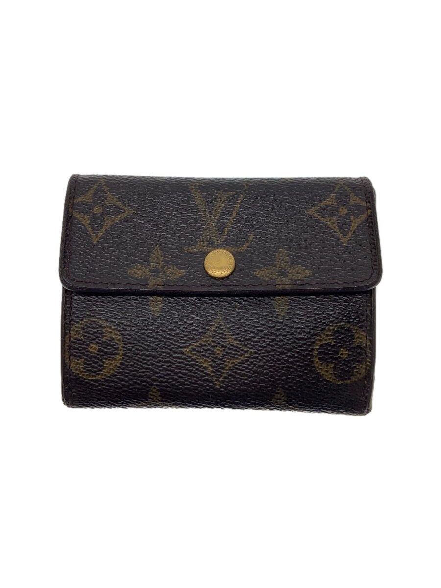 【中古】LOUIS VUITTON◆ラドロー_モノグラム・帆布_BRW/PVC/BRW/レディース【服飾雑貨他】