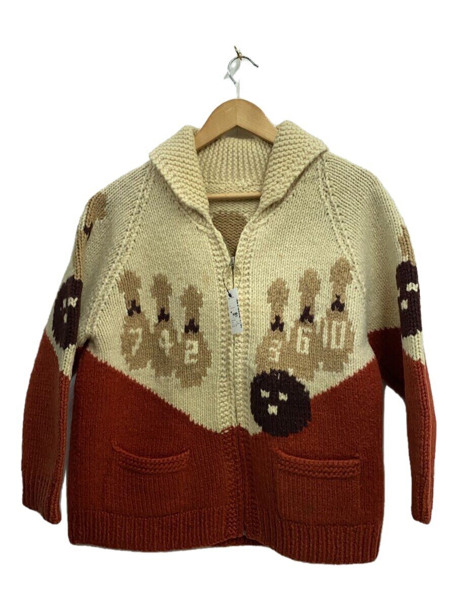 【中古】50-60s/ベル型LIGHTNING/カウチン/ボーリング/ジャケット/--/ウール/CRM/【メンズウェア】｜2ｎｄ STREET 店