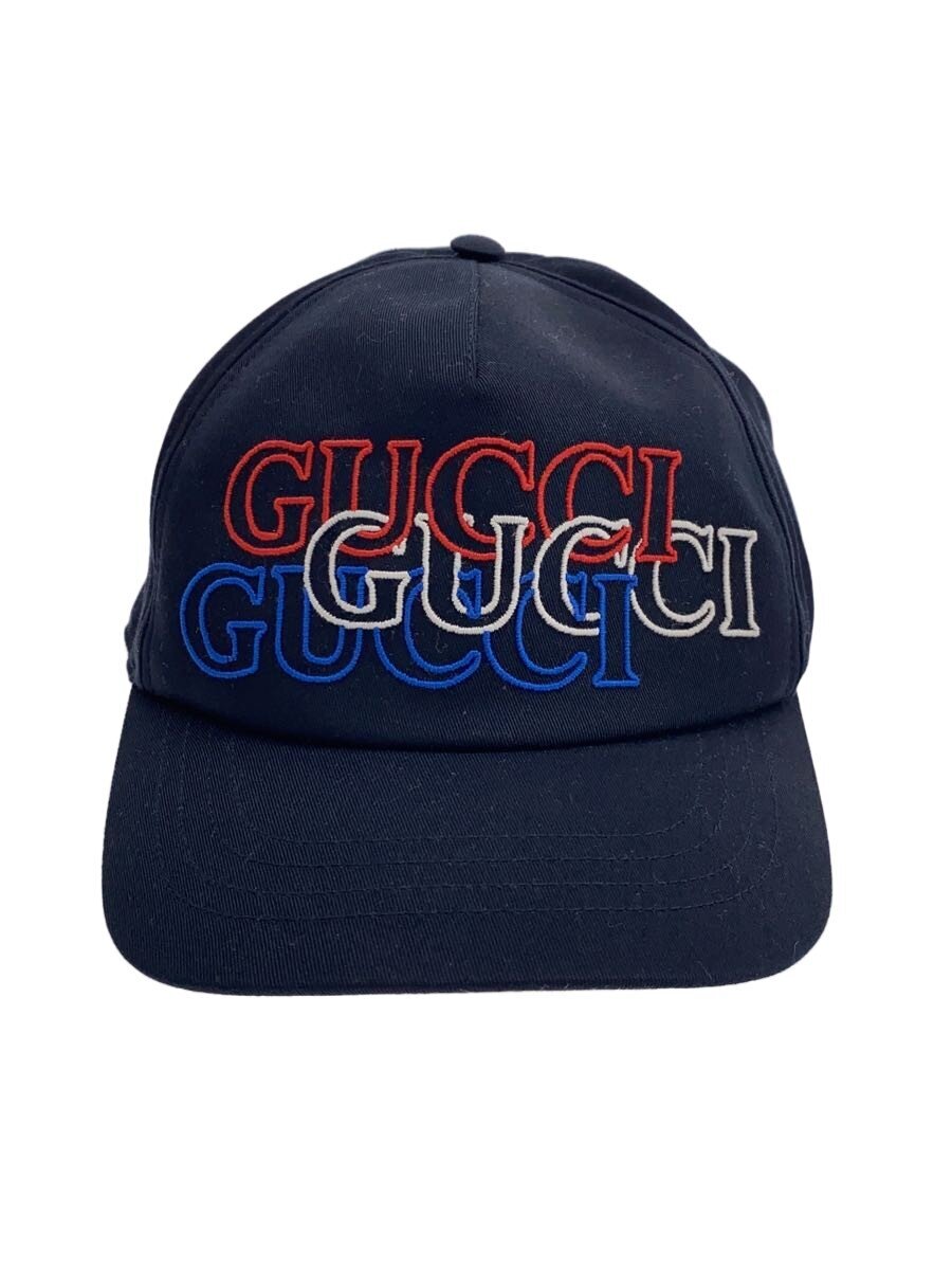 【中古】GUCCI◆刺しゅう/Baseball cap/L/綿織物/NVY/レディース/788548【服飾雑貨他】