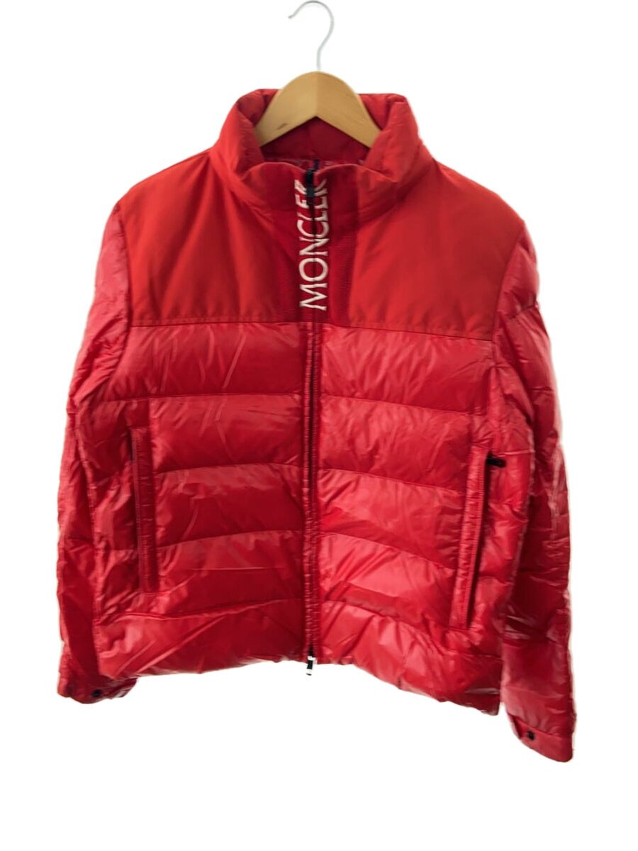 【中古】MONCLER◆BRUEL GIUBBOTTO/落ちこむ上衣/2/ナイロン/RED/E20914182685 68950【メンズウェア】