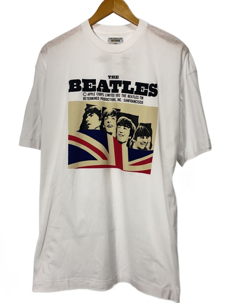 【中古】THE BEATLES SPORTS/引き舟付き添い人/プルオーバー/L/綿織物/WHT【メンズウェア】