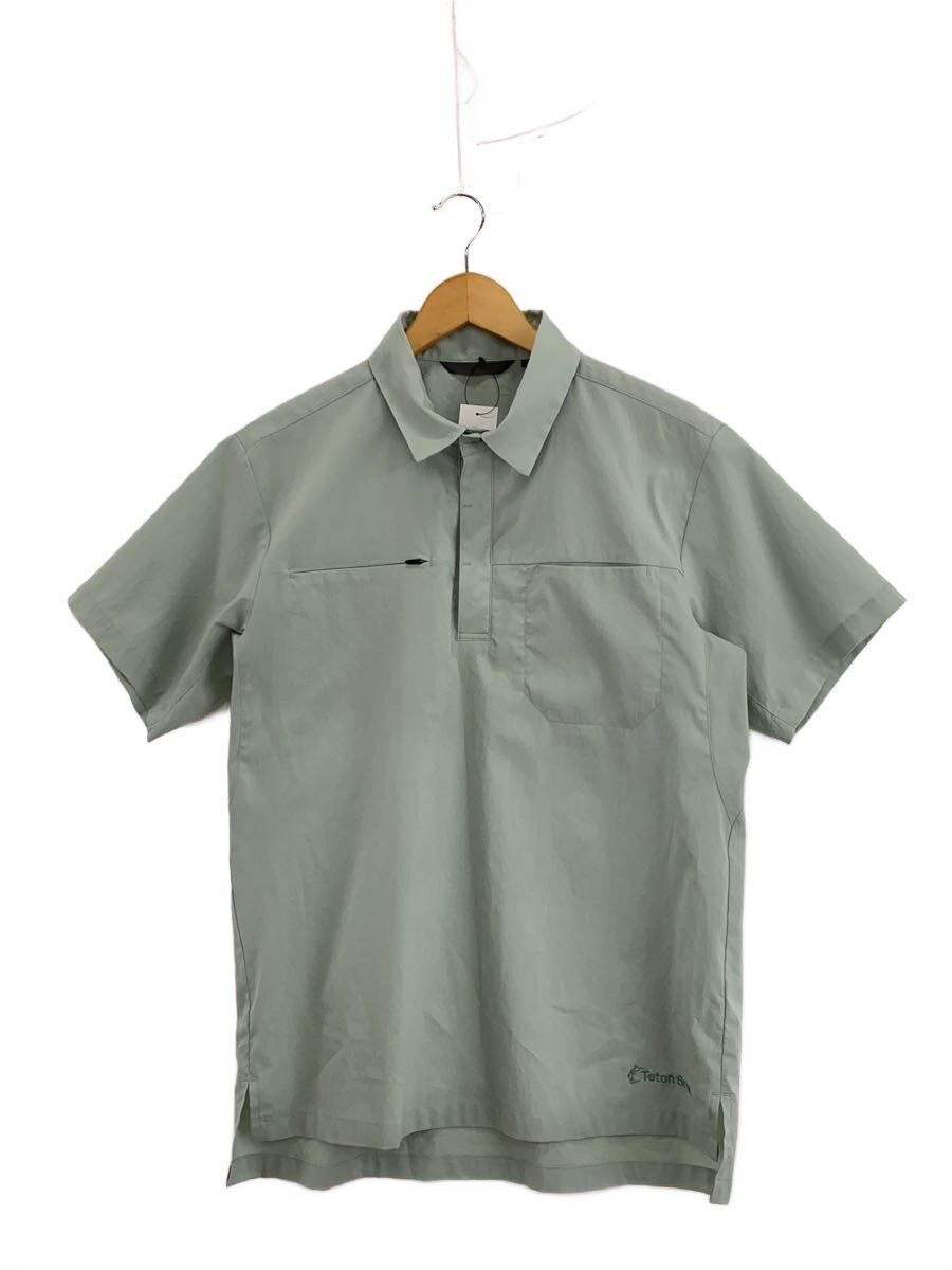 【中古】Teton Bros◆スポーツシャツ/M/ポリエステル/GRN/無地/結核症251-38M//【メンズウェア】