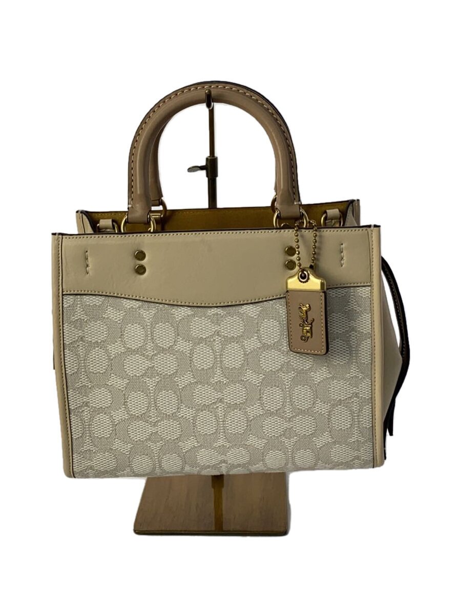【中古】COACH◆ショルダーバッグ/--/BEG/総柄/B2211-CA302//【御徒面子】