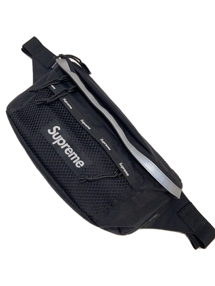 【中古】Supreme◆ショルダーバッグ/ナイロン/BLK/無地/24FW/Waist Bag Tan Raindrop【御徒面子】