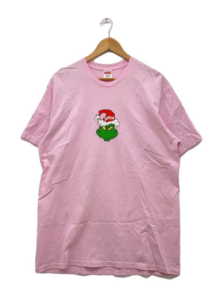 【中古】Supreme◆プルオーバー/L/綿織物/PNK【メンズウェア】