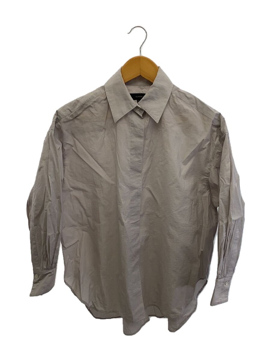 【中古】FLORENT◆25SS/長袖プルオーバー/O/綿織物/薄墨色/無地/2411F01101【レディース御召しもの】