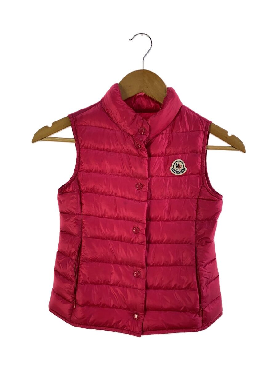【中古】MONCLER◆LIANE/より良い/130珊/ナイロン/PNK【キッズ】