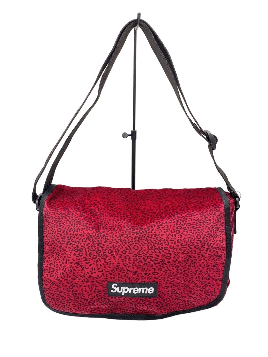 【中古】Supreme◆シュプリーム/天鵞絨ショルダーバッグ/天鵞絨/RED【御徒面子】