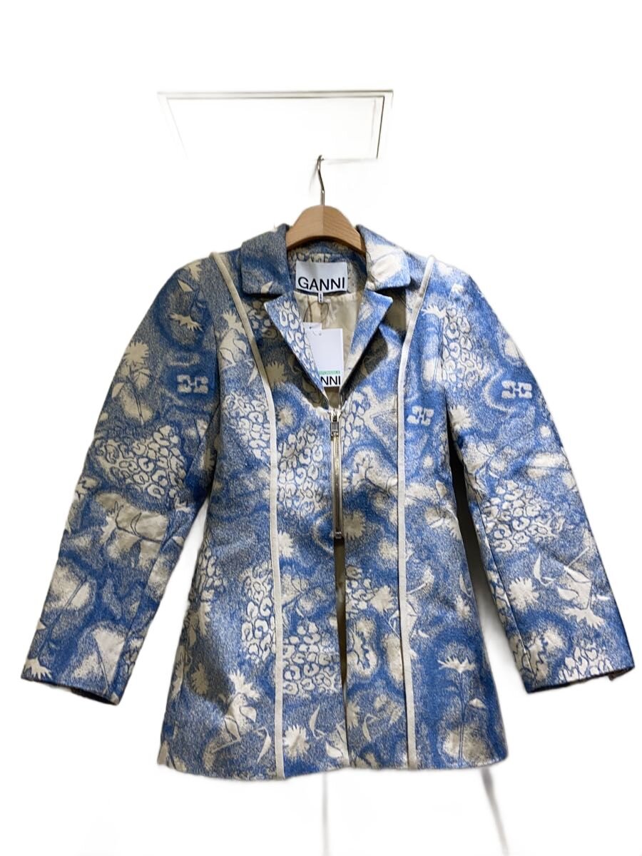 【中古】GANNI◆ジャケット/36/コットン/BLU/F8533【レディースウェア】｜2ｎｄ STREET 店