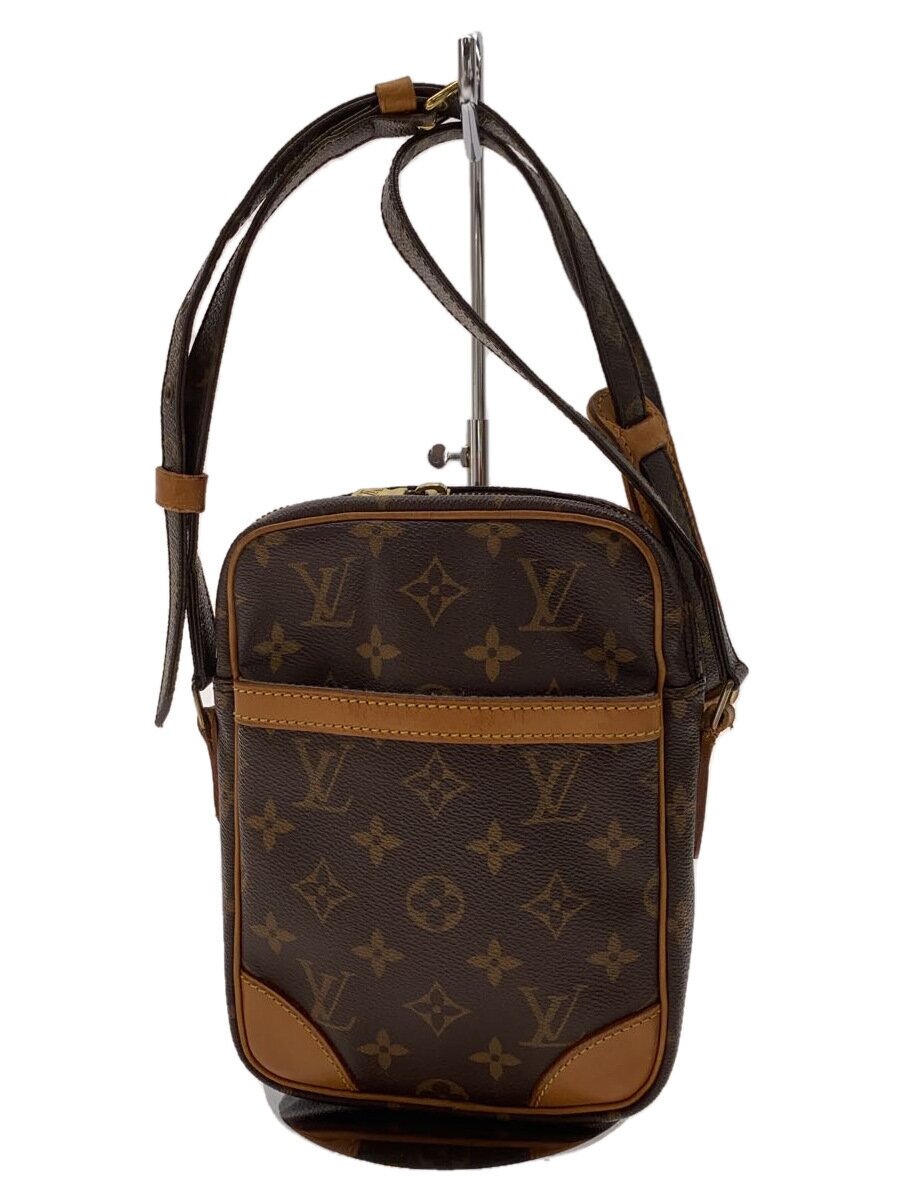 【中古】LOUIS VUITTON◆2)ダヌーブ_モノグラム・帆布_BRW/PVC/BRW【御徒面子】