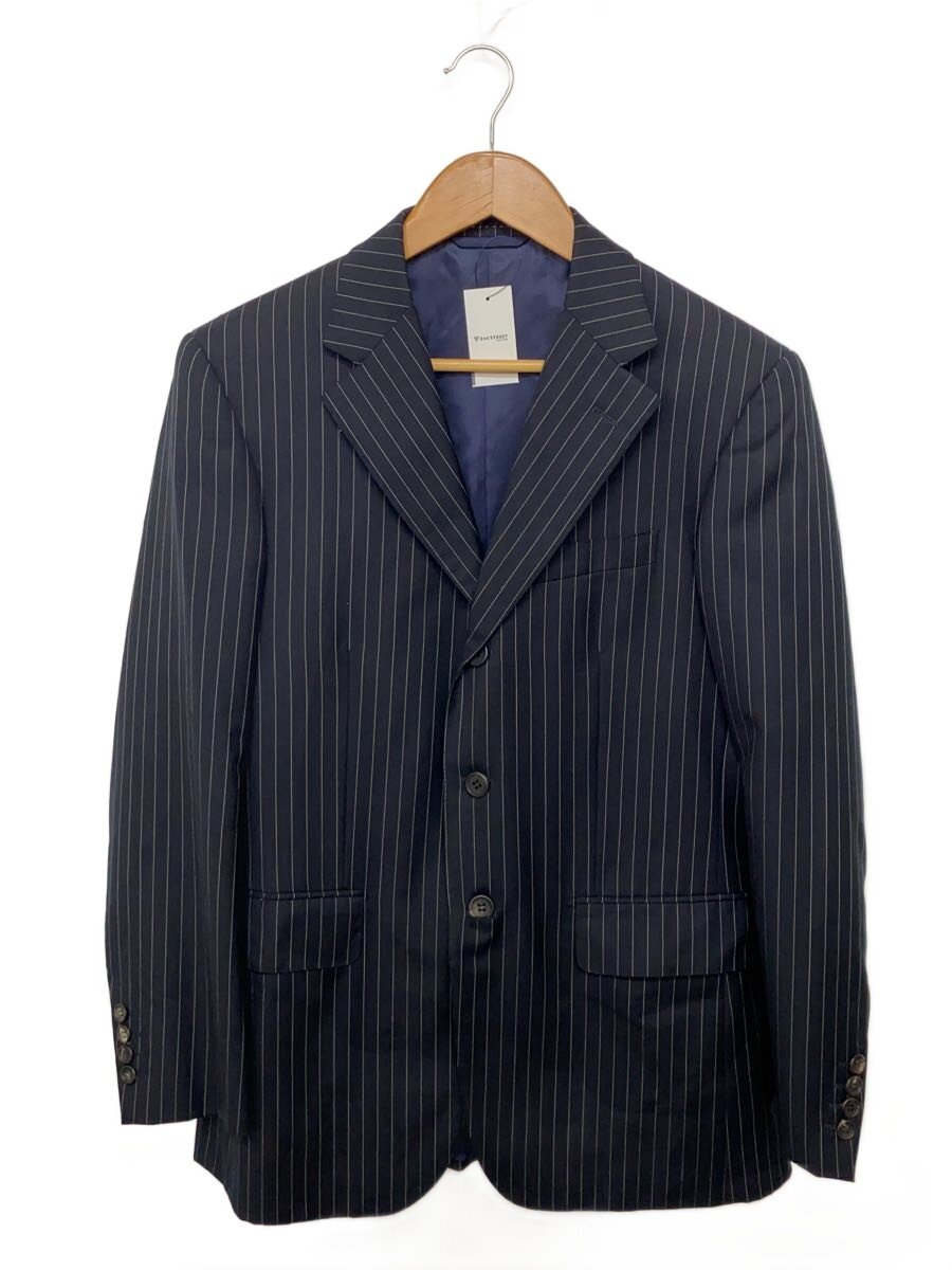 【中古】Paul Smith COLLECTION◆背広/--/羊毛/BLK/縞模様/FC-PI66150【メンズウェア】