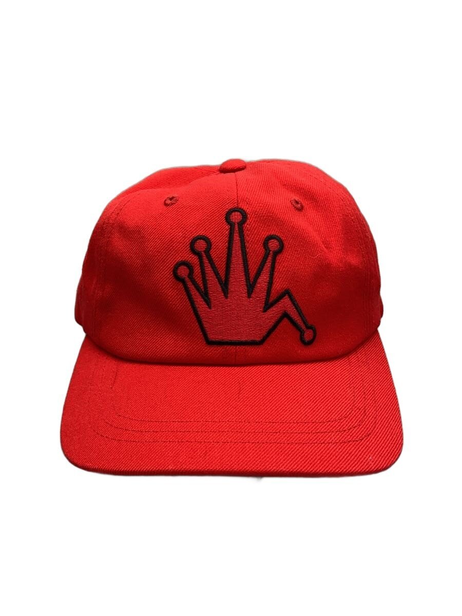 【中古】STUSSY◆旗がしら/FREE/アクリル繊維/RED/無地/メンズ/1311152【服飾雑貨他】