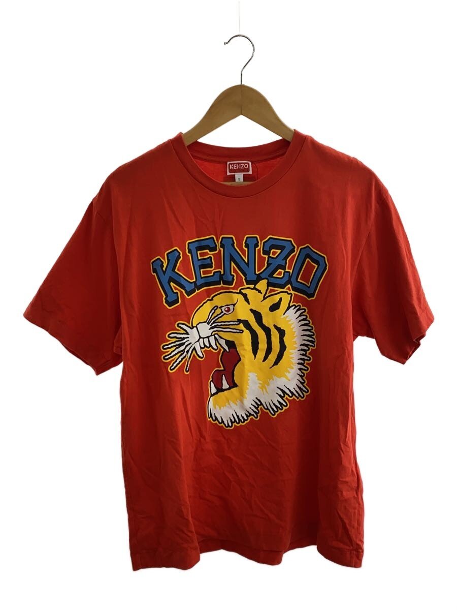 【中古】KENZO◆Tシャツ/S/コットン/RED/プリント/FD65TS0084SG【メンズウェア】|2nd STREET 店