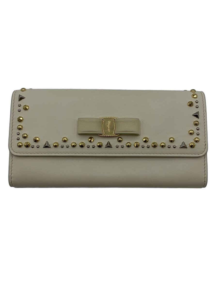 【中古】Salvatore Ferragamo◆長財布/レザー/WHT/レディース/KM-22 C976【服飾雑貨他】｜2ｎｄ STREET 店
