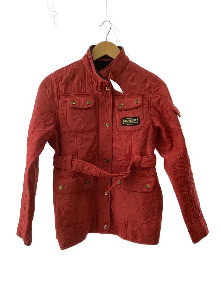 【中古】Barbour◆御坊っちゃん大きさ/INTERNATIONAL/XXL/--/RED/無地【レディース御召しもの】
