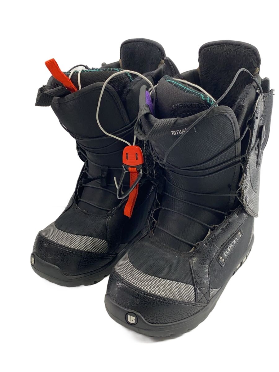 【中古】BURTON◆スノーボードブーツ/23cm/シューレース/BLK【スポーツ】
