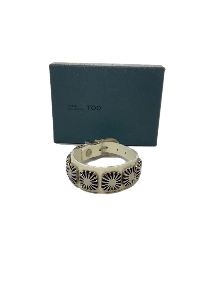 【中古】TOGA◆TOGA TOO/バングル/なめし革/白いこと/レディース【服飾雑貨他】