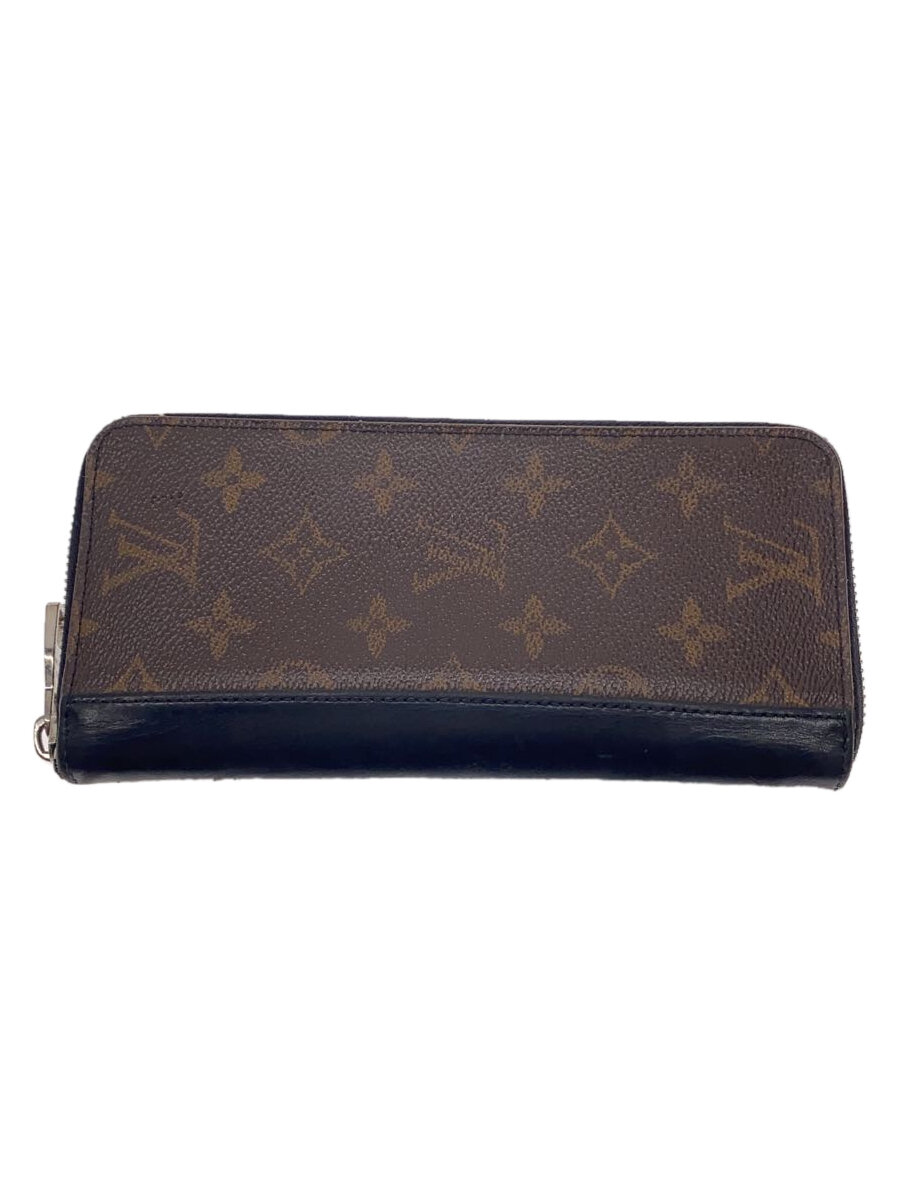 【中古】LOUIS VUITTON◆ジッピー・ウォレット・ヴェルティカル_モノグラム・マカサー_BRW/PVC/BRW/メンズ//【服飾雑貨他】｜2ｎｄ STREET 店