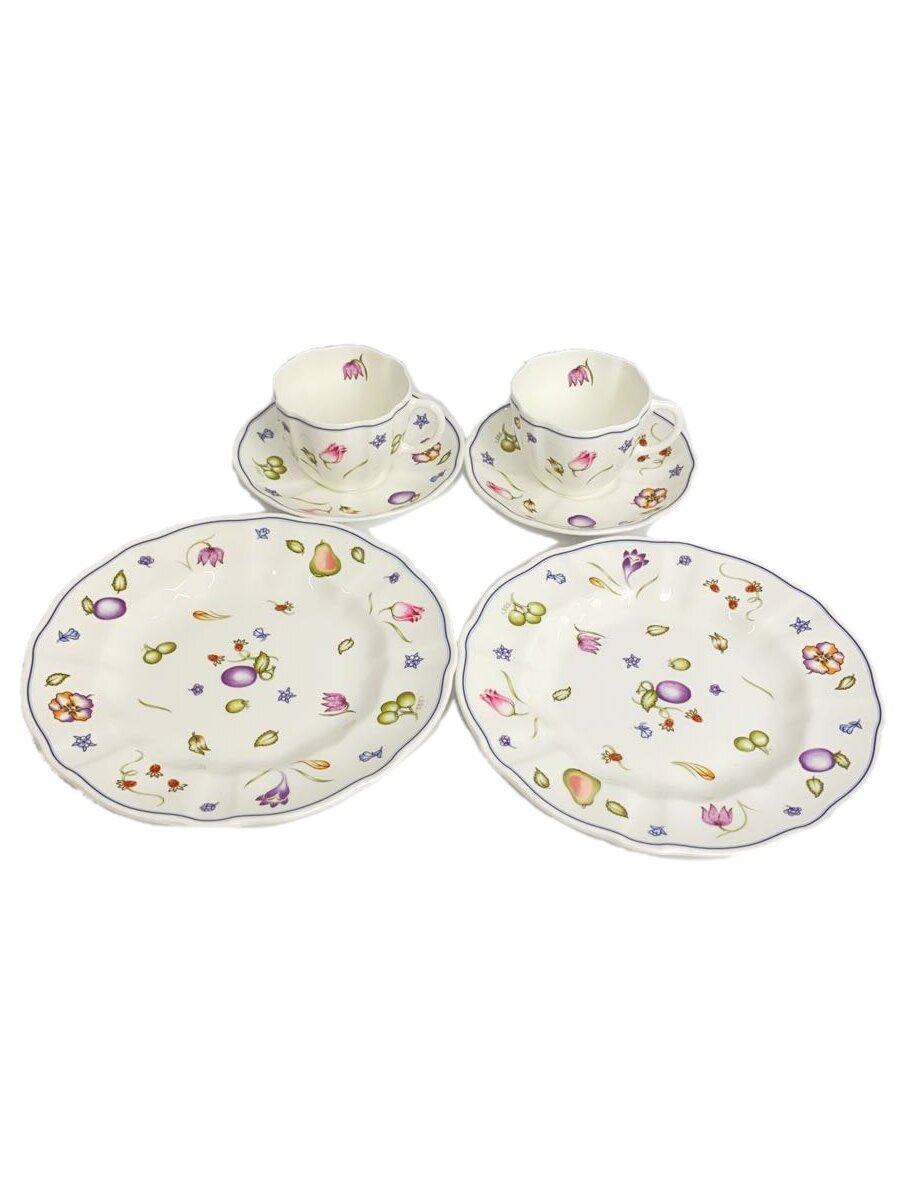 【中古】Royal Crown Derby◆洋食器その他/6点セット/WHT【キッチン用品】