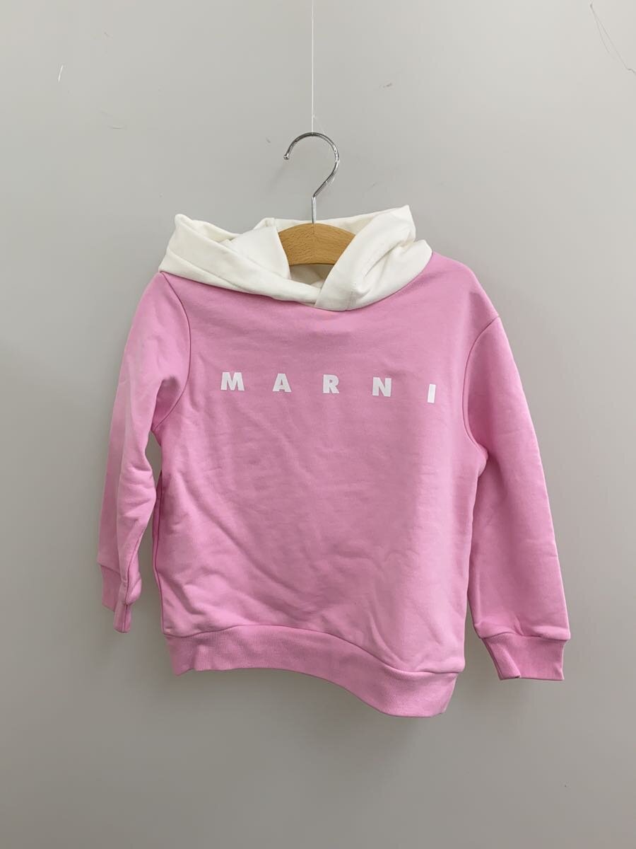 【中古】MARNI◆パーカー/100糎/綿織物/PNK/M01222【キッズ】