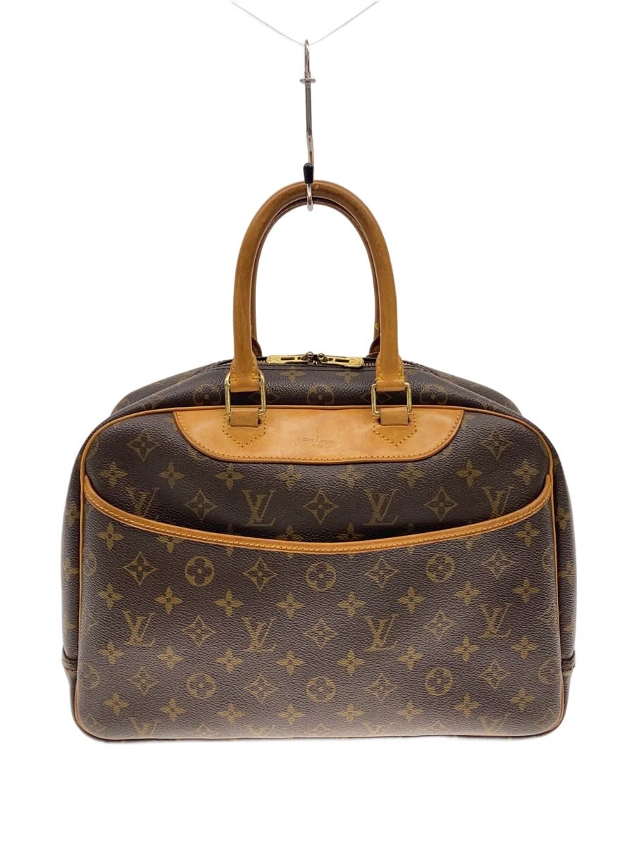 【中古】LOUIS VUITTON◆2)ボーリング・ヴァニティ(ドーヴィル)_モノグラム・キャンバス/PVC/BRW【バッグ】｜2ｎｄ STREET 店
