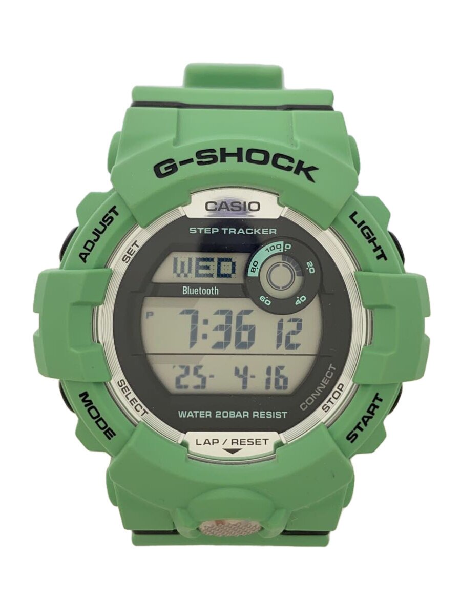 【中古】CASIO◆石英ウオッチ・G-SHOCK/デジタル/GRN/GRN【服飾雑貨他】