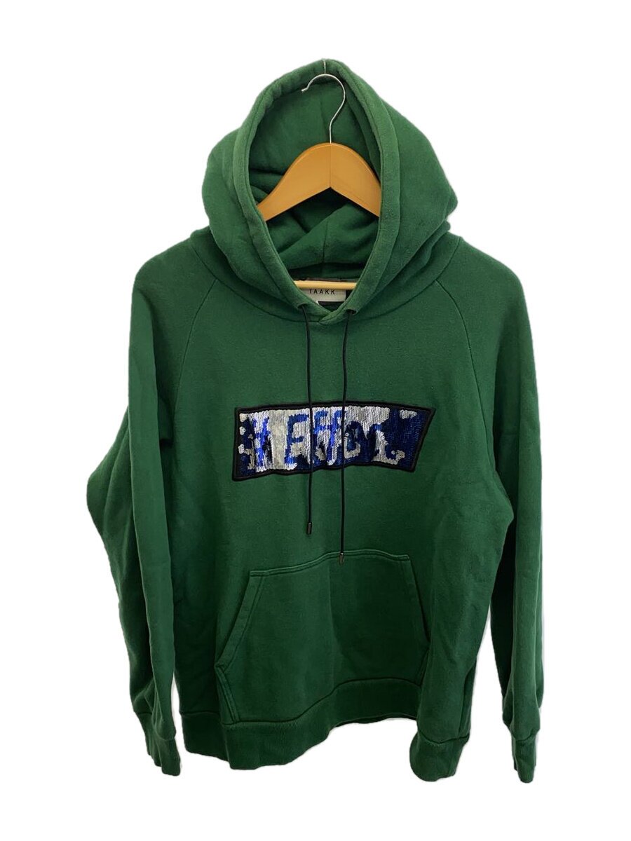 【中古】TAAKK◆パーカー/2/綿織物/GRN/TA19AW-JR032//【メンズウェア】