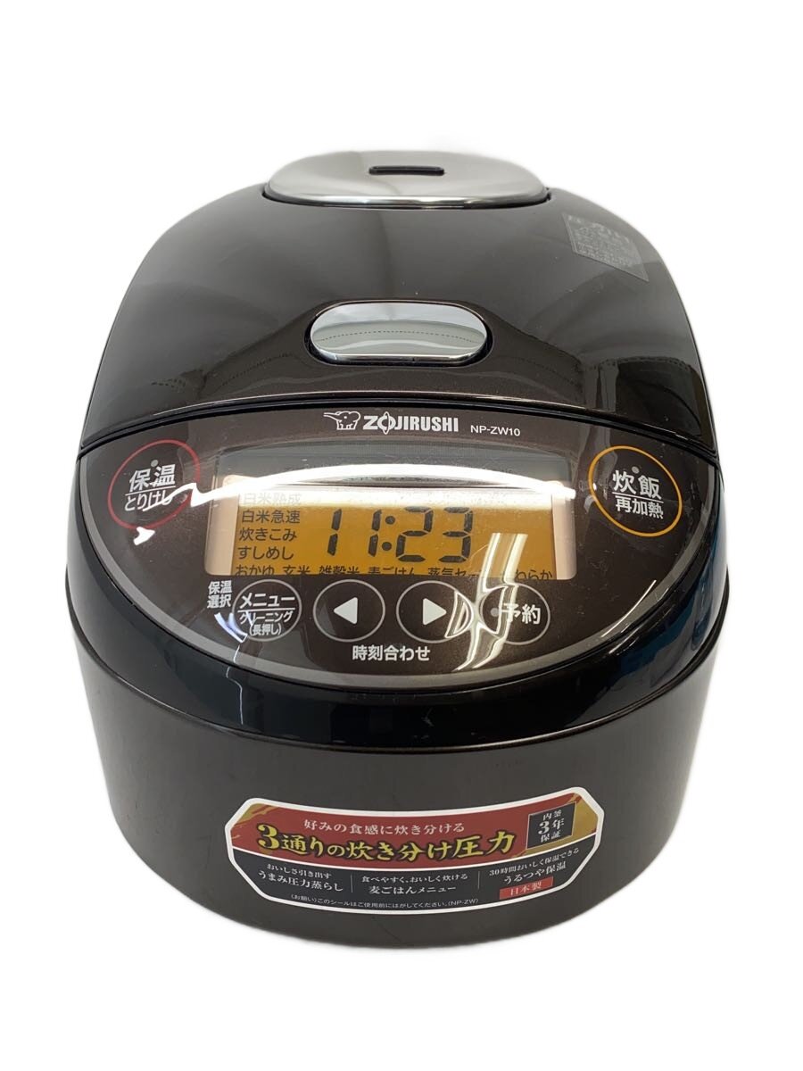 【中古】ZOJIRUSHI◆炊飯器 限界炊き NP-ZW10-TD//【家電・視覚的・オーディオ】