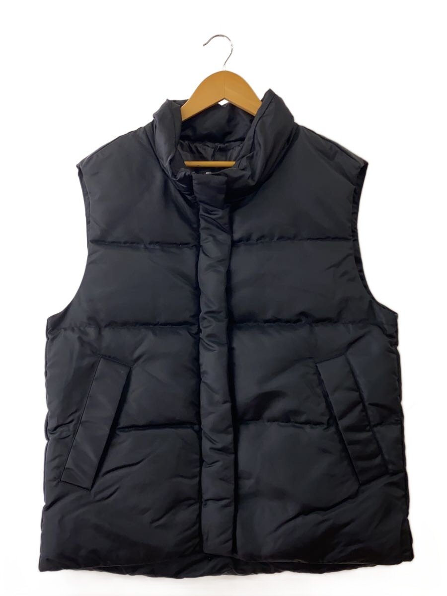 【中古】AP STUDIO◆Satin Down Vest/--/ナイロン/BLK/無地/23-010-586-2060-3-0//【レディース御召しもの】