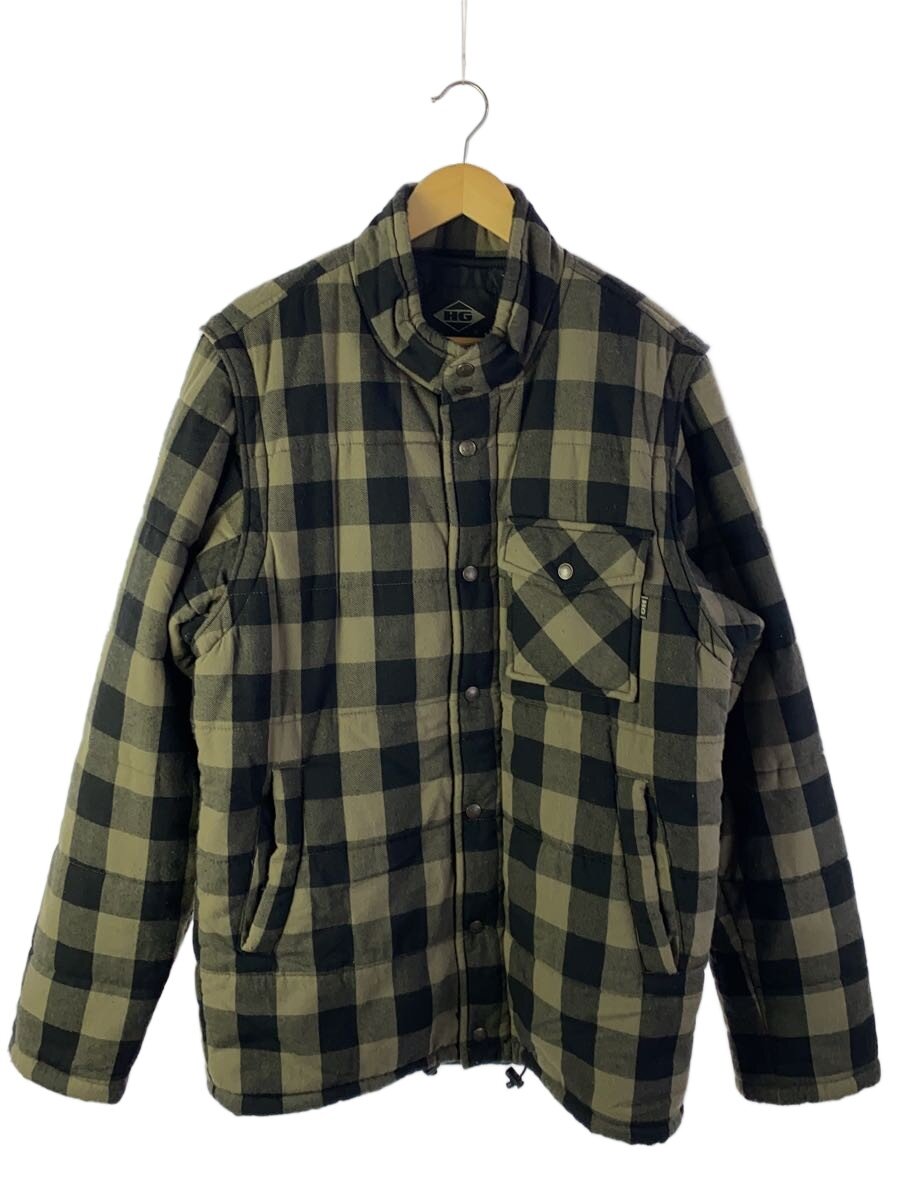【中古】HYSTERIC GLAMOUR◆ジャケット/L/ナイロン/GRY/チェック/4AB-0292【メンズウェア】|2nd STREET 店