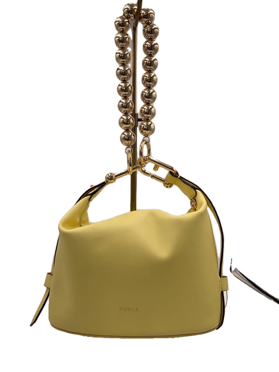 【中古】FURLA◆ハンドバッグ/レザー/YLW【バッグ】｜2ｎｄ STREET 店