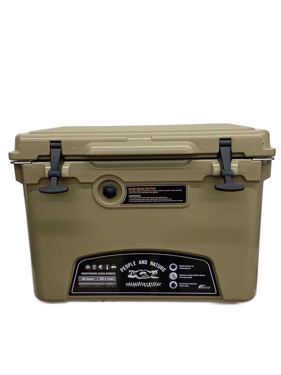 【中古】FIELDOOR◆ノーザンクーラーボックス/サンド/35QT/33.1L/クーラーボックス【スポーツ】