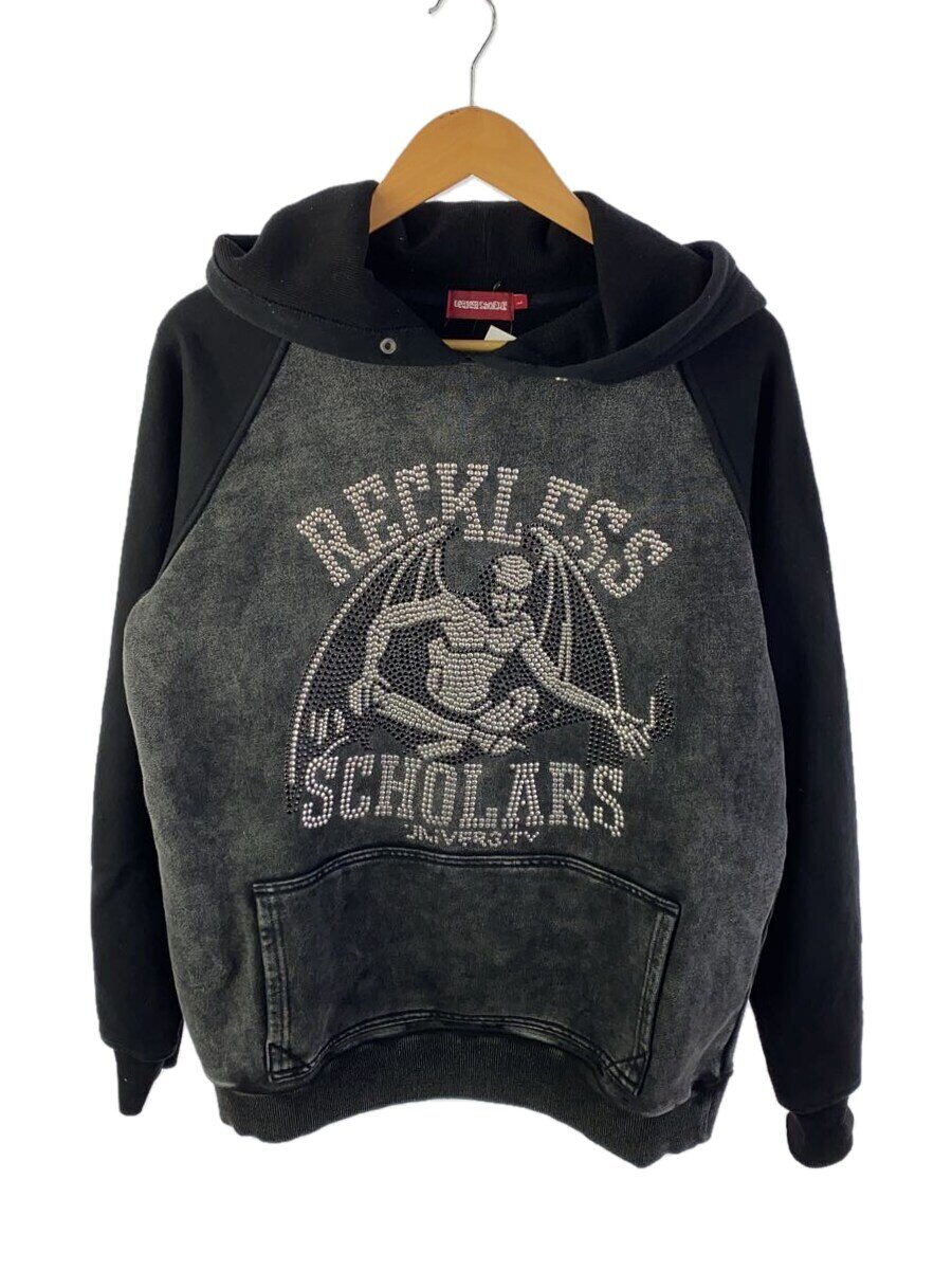 【中古】S/RECKLESS SCHOLARS/パーカー/L/--/BLK/無地//【メンズウェア】