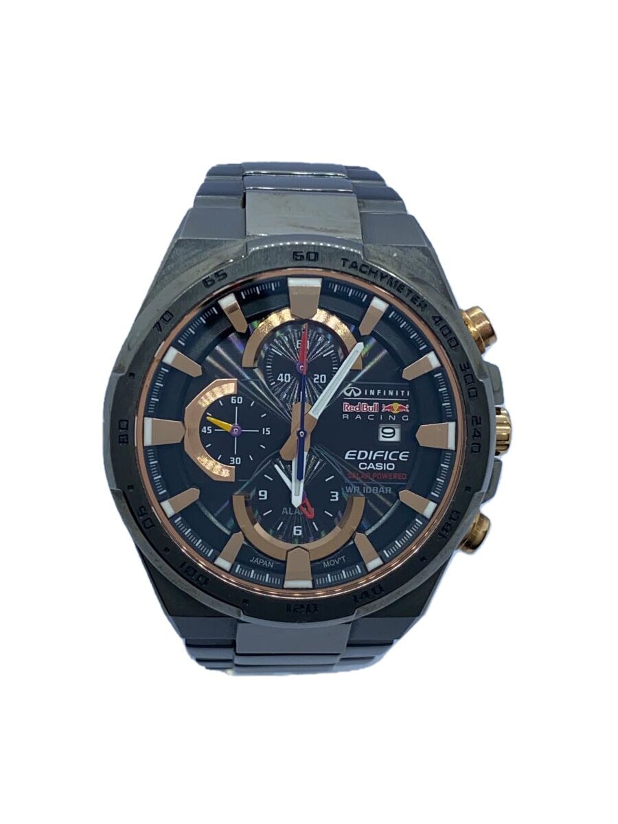 【中古】CASIO◆EDIFICE/ソーラー腕時計/ガンメタ/ベルト小傷有/EFR-541SBRB-1AJR【服飾雑貨他】｜2ｎｄ STREET 店 15,345円