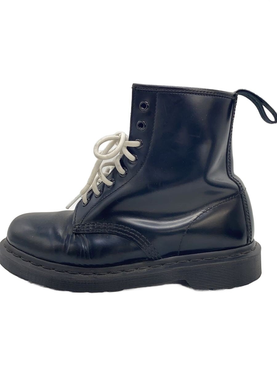 【中古】Dr.Martens◆ブーツ/--/BLK/なめし革/UK8/8大広間ブーツ【シューズ】