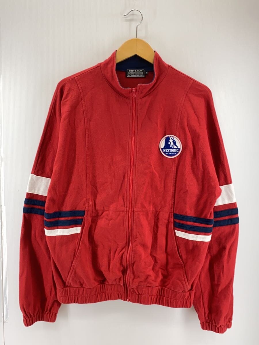 【中古】HYSTERIC GLAMOUR◆25SS/HG TEAM LOGO トラックジャケット/M/コットン/RED/02251CJ04【メンズウェア】|2nd STREET 店
