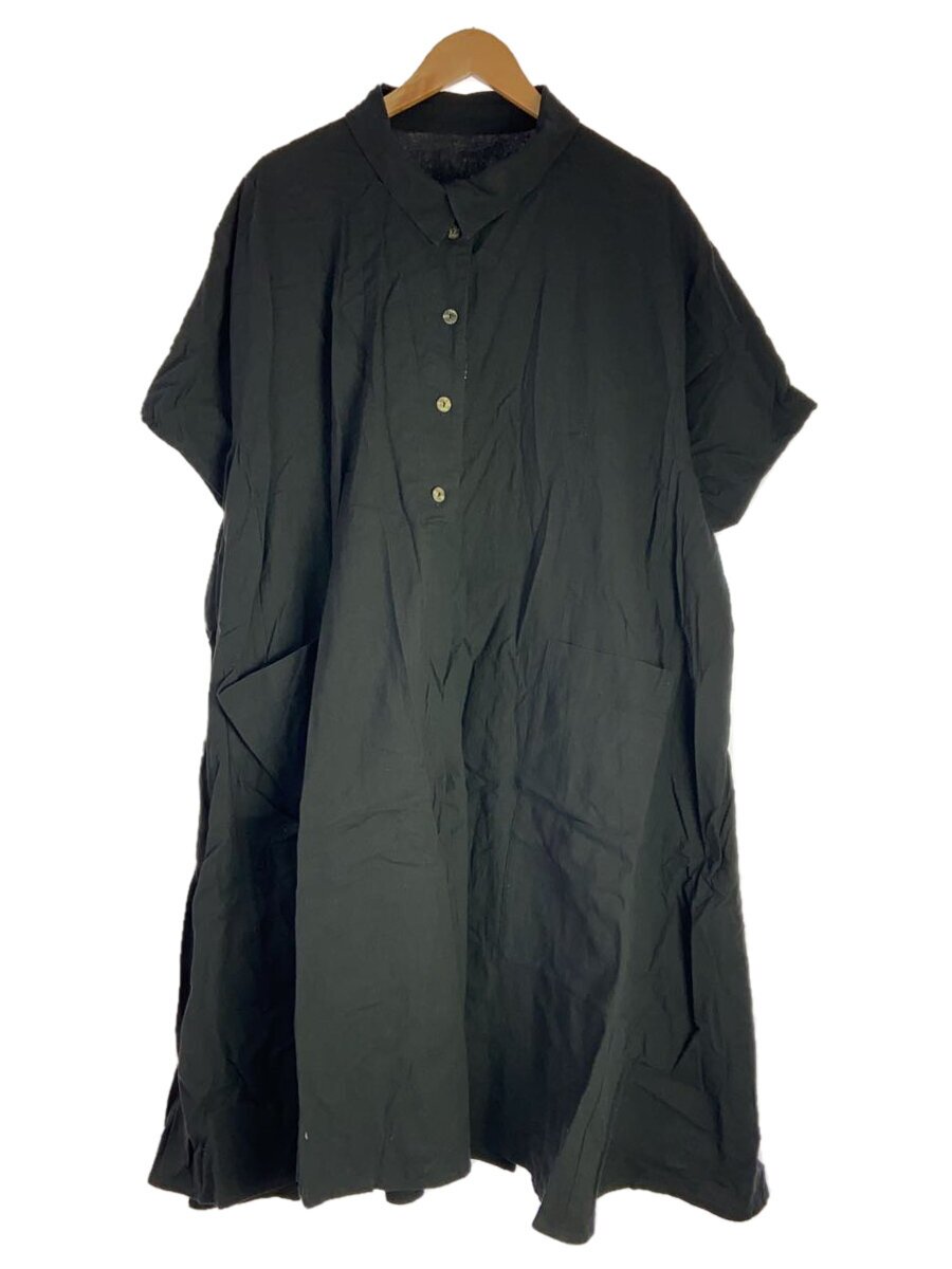 【中古】MOYURU◆半袖衣装/L/綿織物/BLK//【レディース御召しもの】