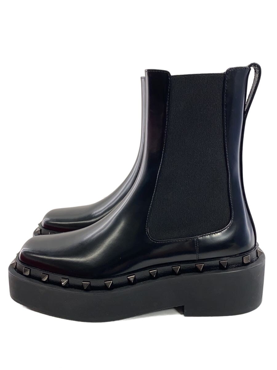 【中古】VALENTINO GARAVANI◆サイドゴアブーツ/35/BLK/3W0S0HE0【シューズ】
