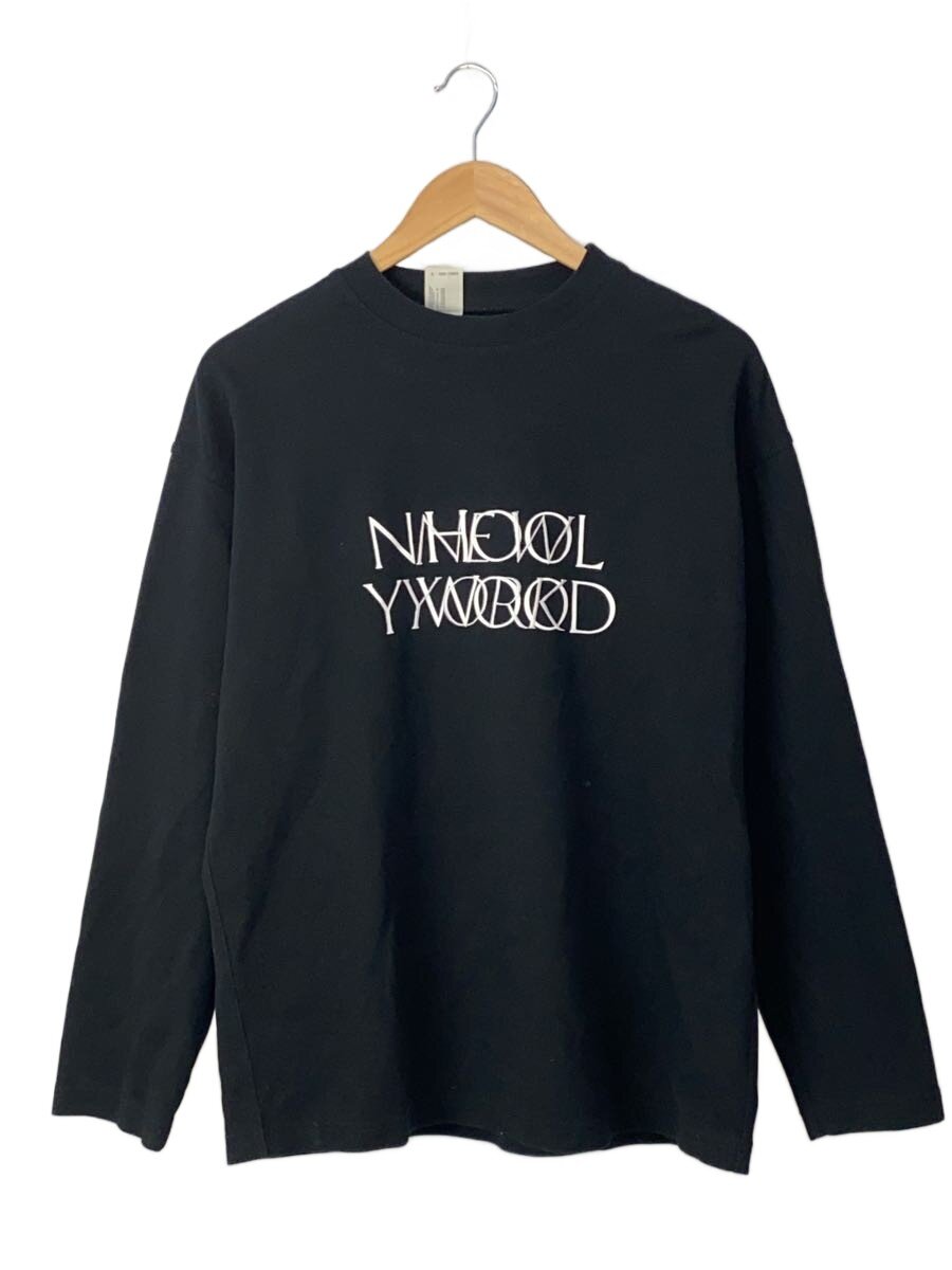 【中古】N.HOOLYWOOD◆長袖プルオーバー/38/綿織物/BLK/192-CS15-025【メンズウェア】