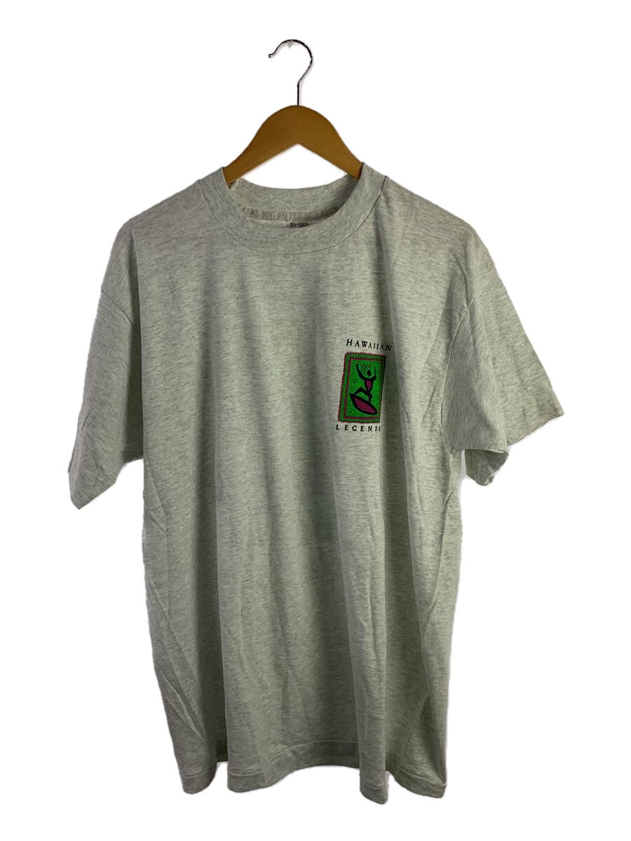 【中古】FRUIT OF THE LOOM◆90s/USA製/プルオーバー/XL/綿織物/GRY/うしろ側刷り上げる//【メンズウェア】