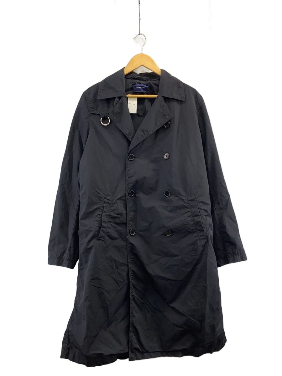 【中古】John UNDERCOVER◆トレンチコート/3/ナイロン/BLK/JUU4305【メンズウェア】
