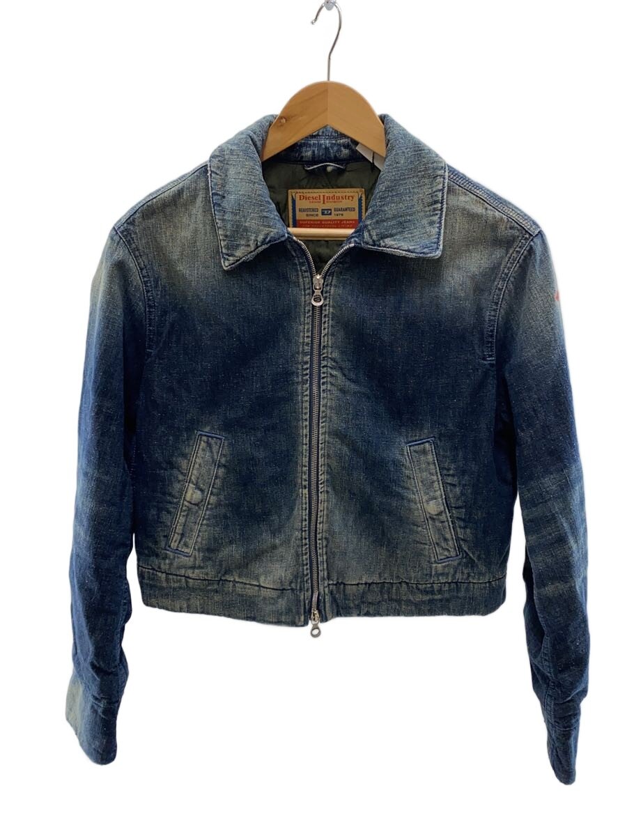 【中古】DIESEL◆Gジャン/S/綿織物/NVY/無地【レディース御召しもの】