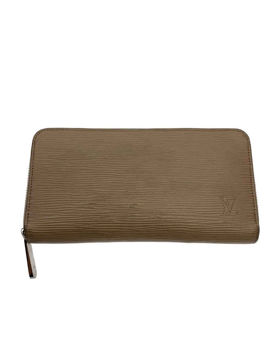【中古】LOUIS VUITTON◆ジッピー・ウォレット_エピ/--/BEG/無地/レディース【服飾雑貨他】