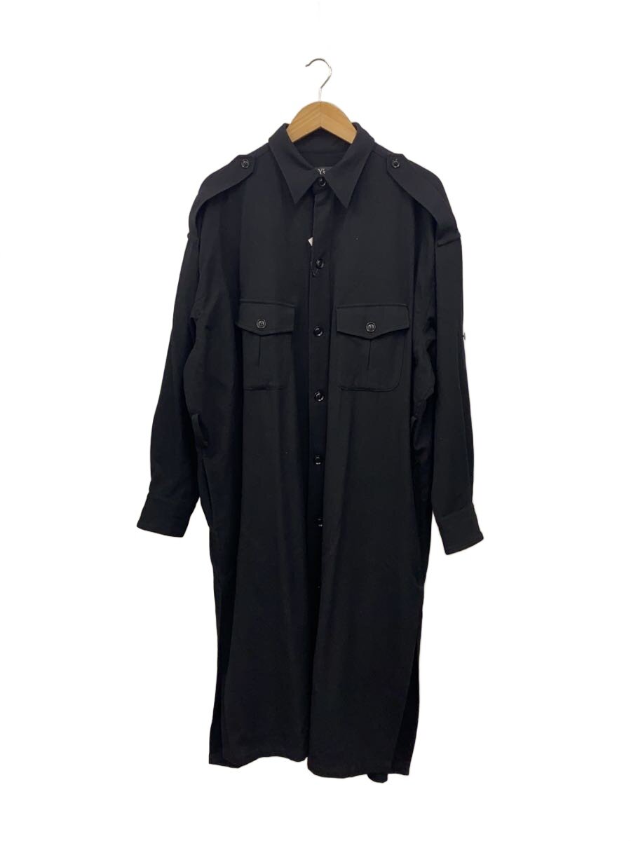 【中古】Y’s◆厚地の外套/2/羊毛/BLK/YR-D06-101【メンズウェア】