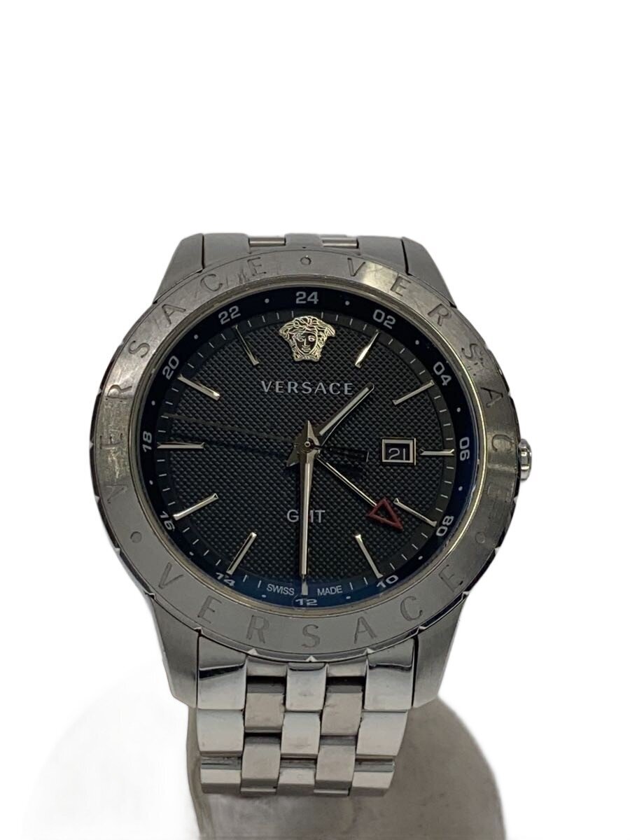 【中古】VERSACE◆石英ウオッチ/アナログ/WR3非同期転送モード//【服飾雑貨他】